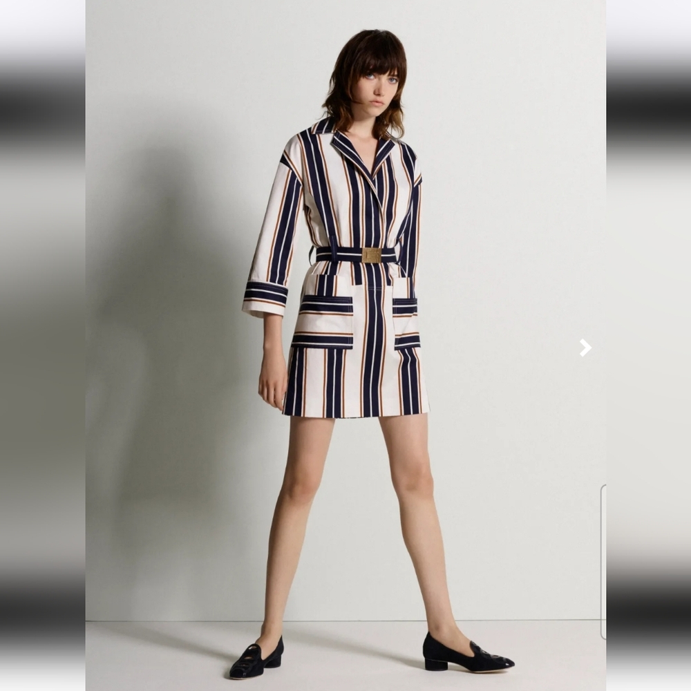 tory burch print minidress